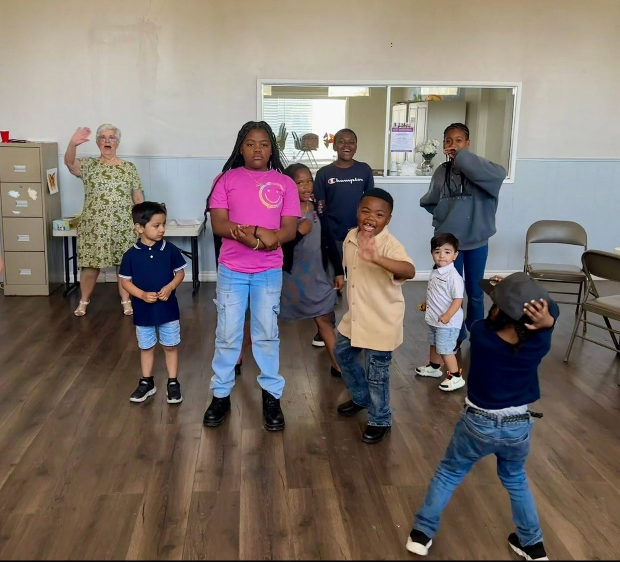 Children singing at Children’s Church