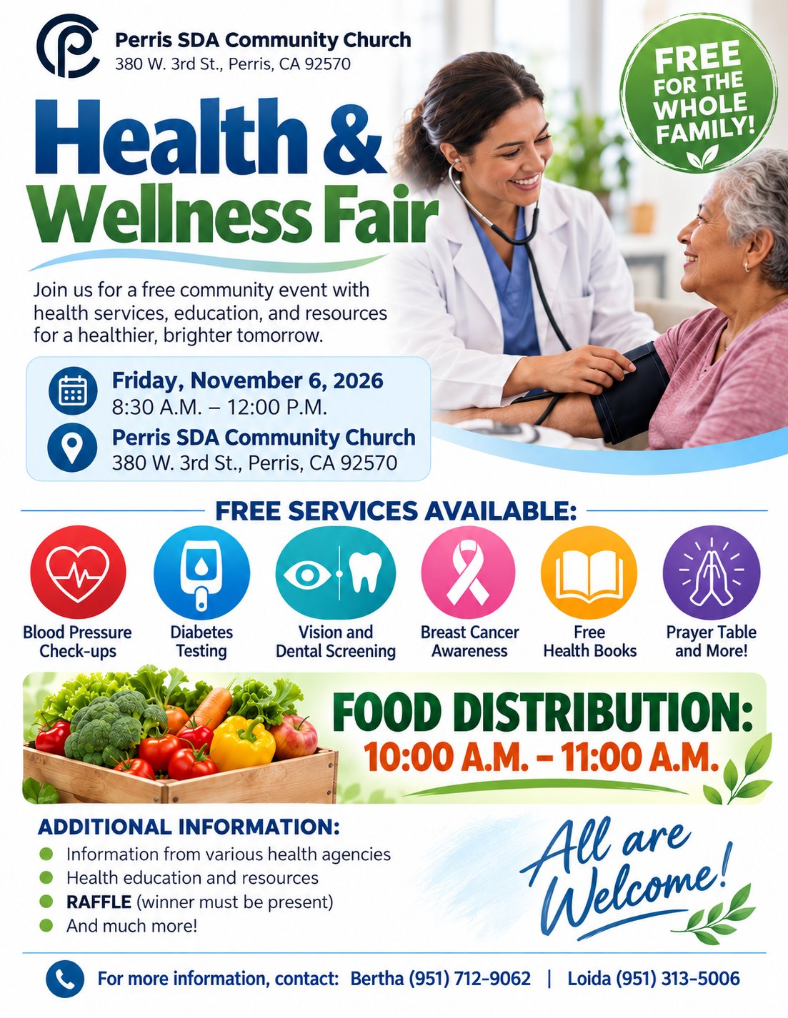 Health and Wellness Fair flyer